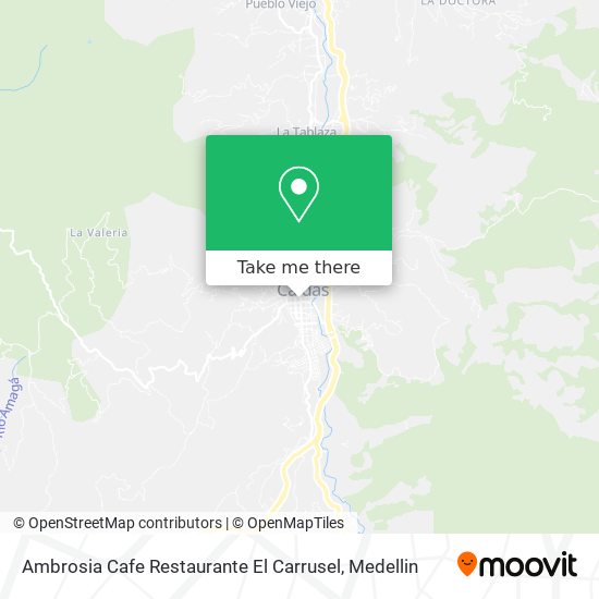 Mapa de Ambrosia Cafe Restaurante El Carrusel