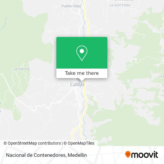 Nacional de Contenedores map