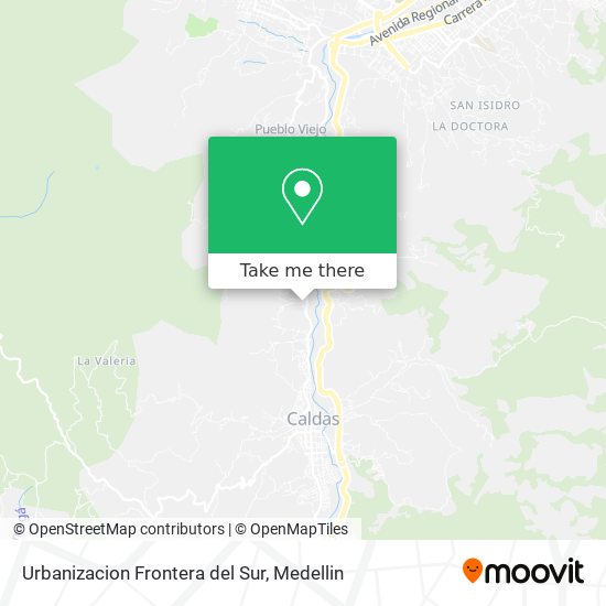 Mapa de Urbanizacion Frontera del Sur