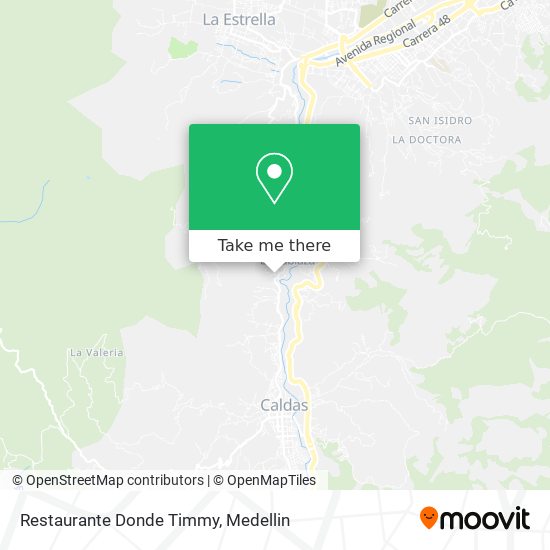 Mapa de Restaurante Donde Timmy