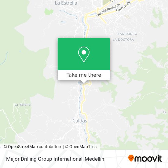 Mapa de Major Drilling Group International