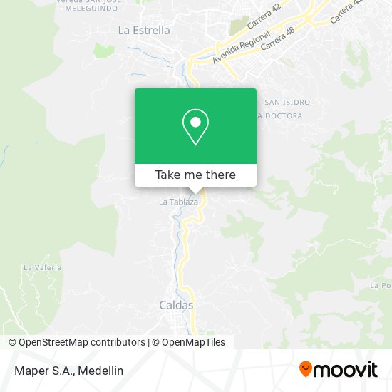 Mapa de Maper S.A.