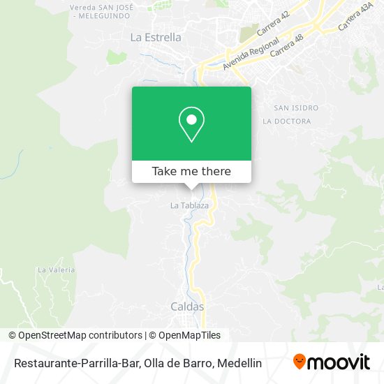 Restaurante-Parrilla-Bar, Olla de Barro map