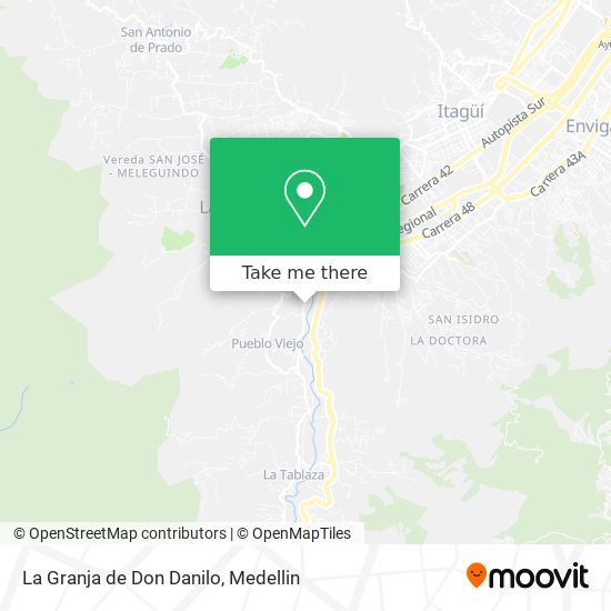 La Granja de Don Danilo map
