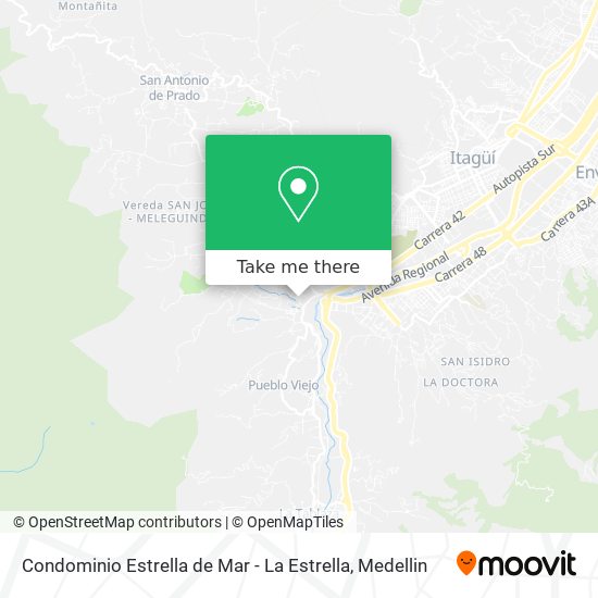 Condominio Estrella de Mar - La Estrella map
