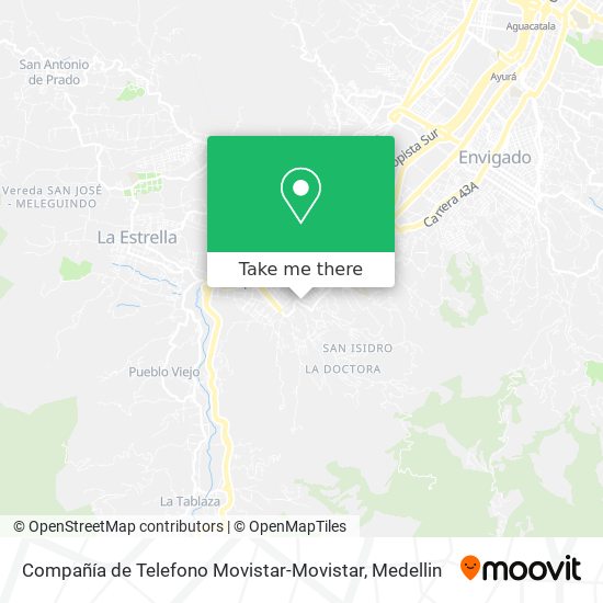 Compañía de Telefono Movistar-Movistar map