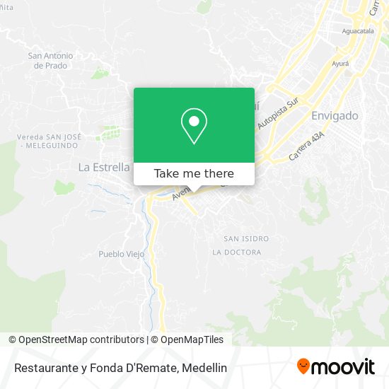 Mapa de Restaurante y Fonda D'Remate
