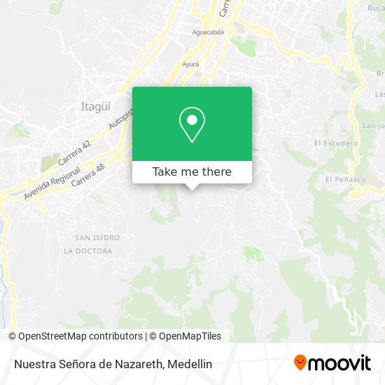 Nuestra Señora de Nazareth map
