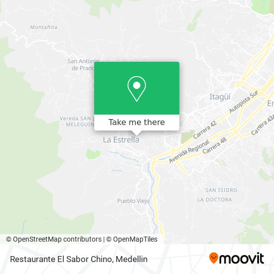 Mapa de Restaurante El Sabor Chino