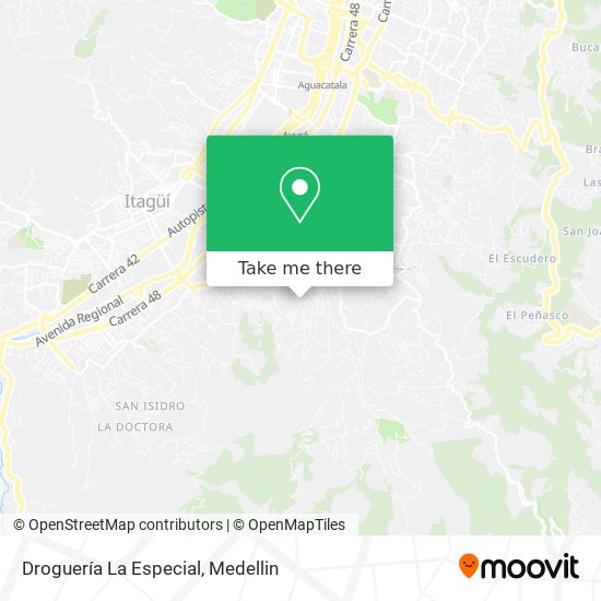 Droguería La Especial map