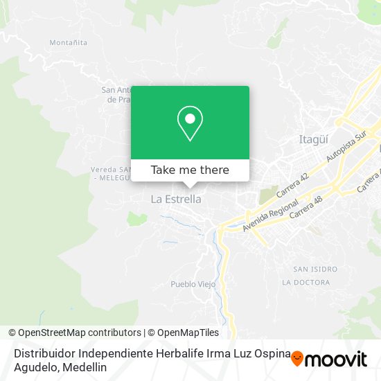 Distribuidor Independiente Herbalife Irma Luz Ospina Agudelo map