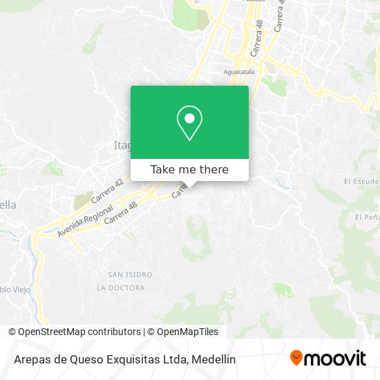 Mapa de Arepas de Queso Exquisitas Ltda