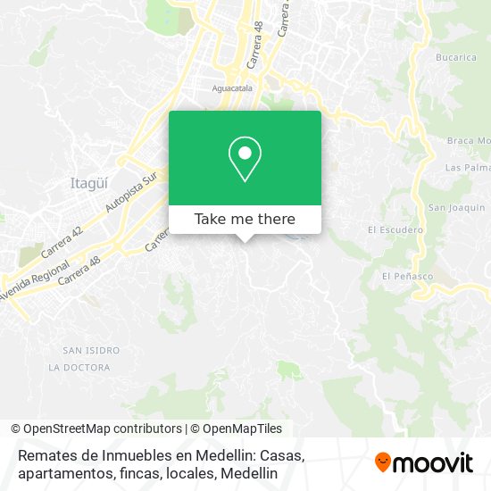 Remates de Inmuebles en Medellin: Casas, apartamentos, fincas, locales map