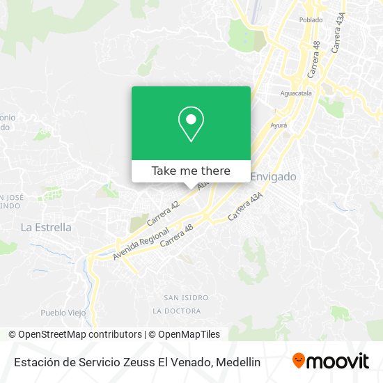 Estación de Servicio Zeuss El Venado map