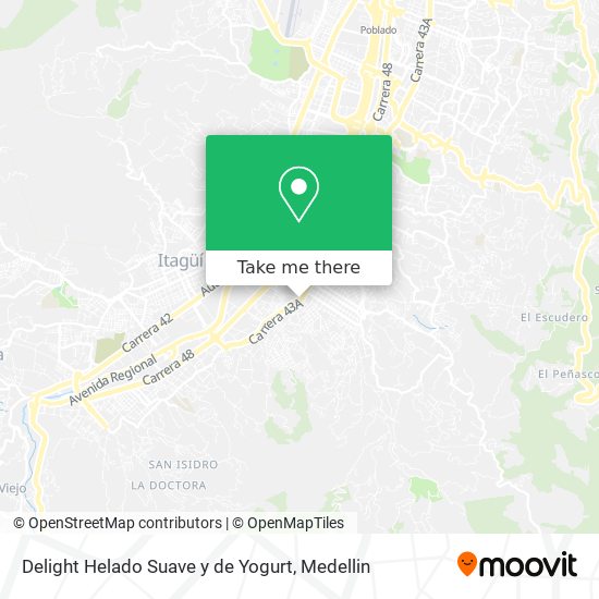 Delight Helado Suave y de Yogurt map