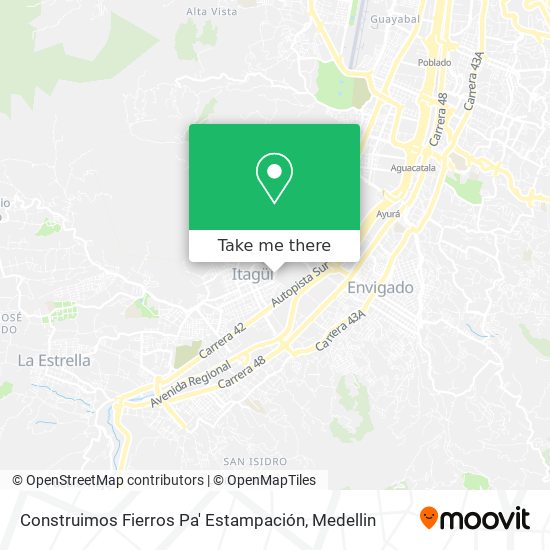 Construimos Fierros Pa' Estampación map