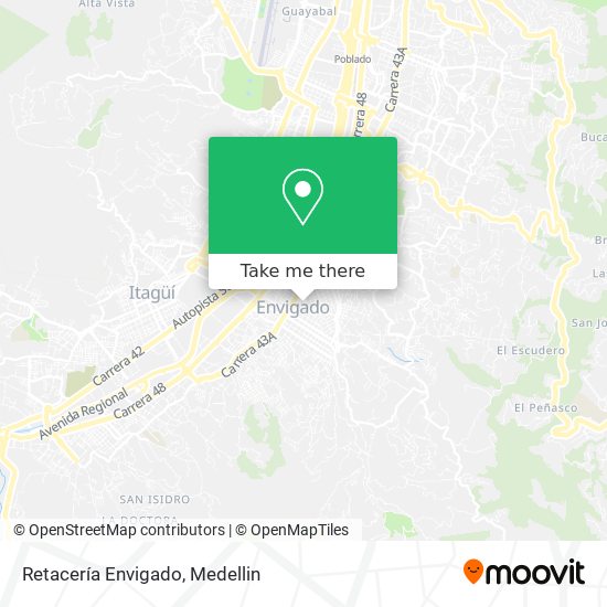 Retacería Envigado map