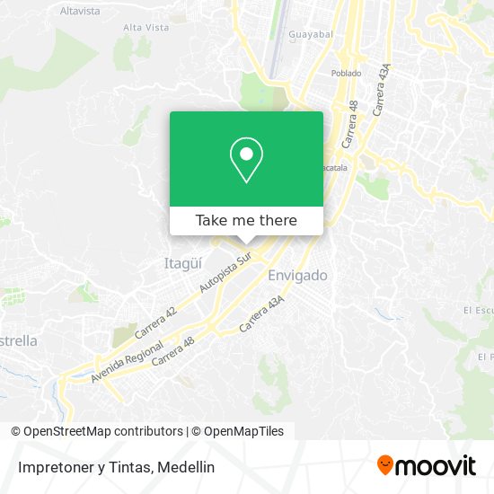 Mapa de Impretoner y Tintas