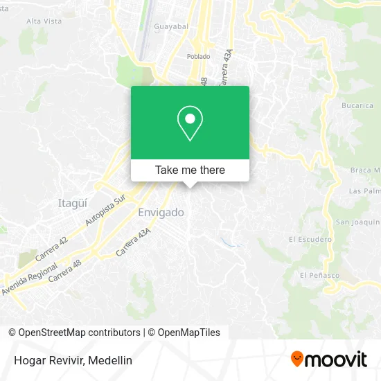 Hogar Revivir map