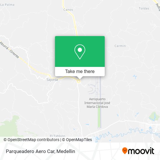 Mapa de Parqueadero Aero Car