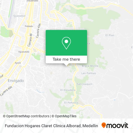 Fundacion Hogares Claret Clinica Alborad map