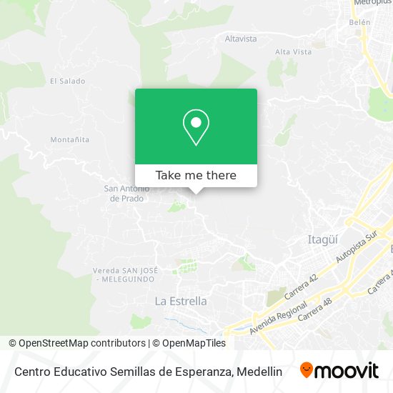 Mapa de Centro Educativo Semillas de Esperanza