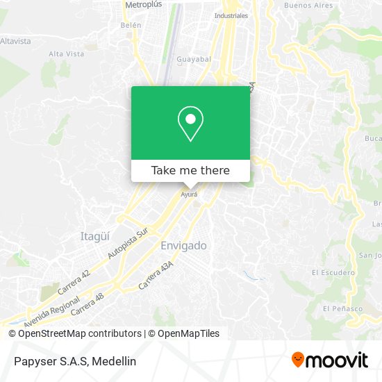 Mapa de Papyser S.A.S