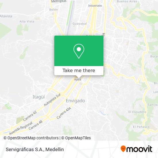 Servigráficas S.A. map