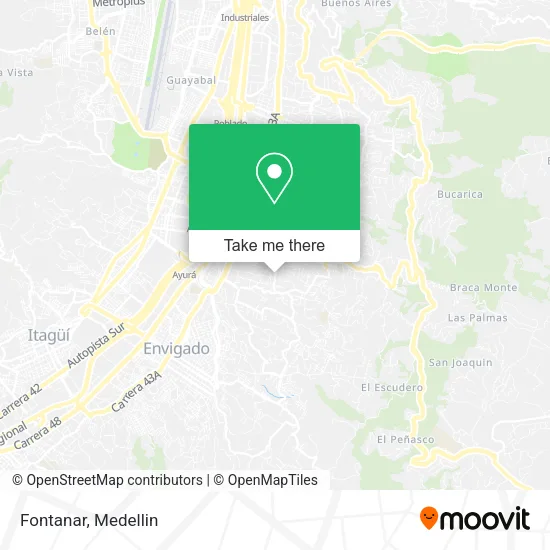 Fontanar map