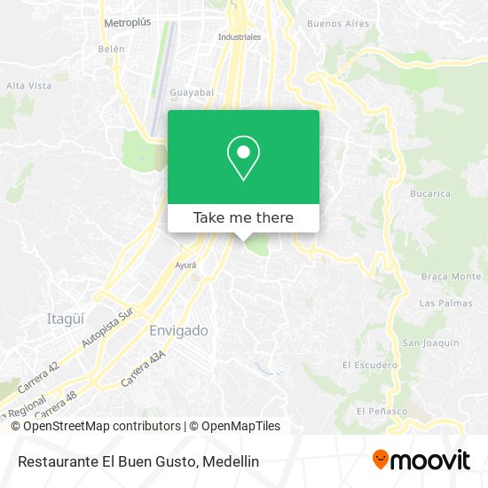 Restaurante El Buen Gusto map