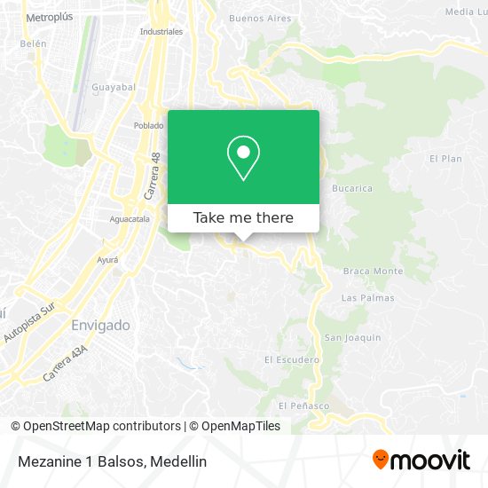 Mapa de Mezanine 1 Balsos