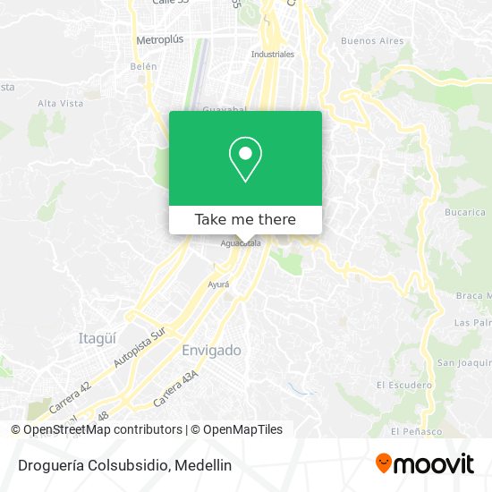 Droguería Colsubsidio map