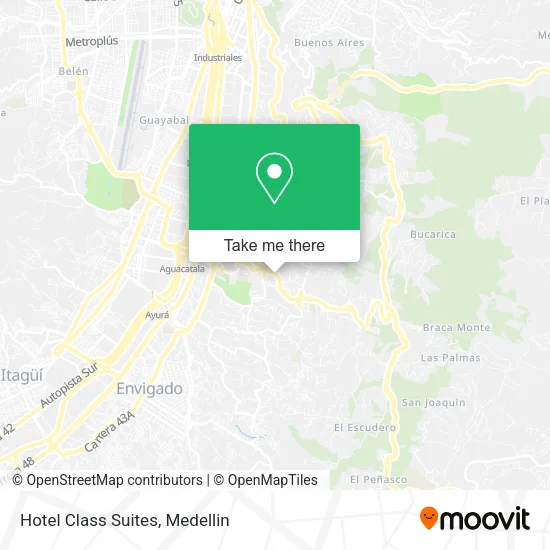 Hotel Class Suites map
