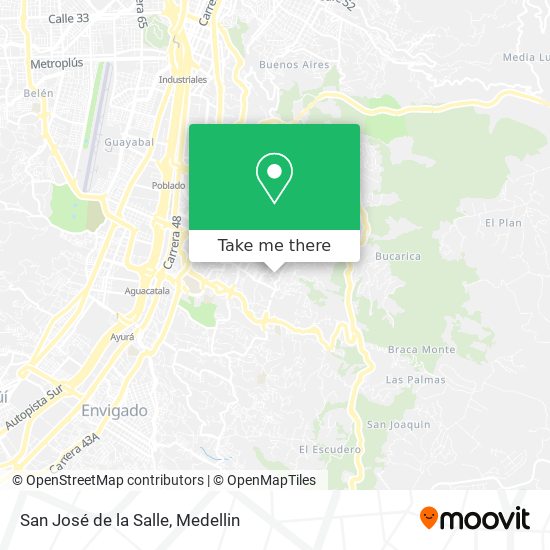 San José de la Salle map