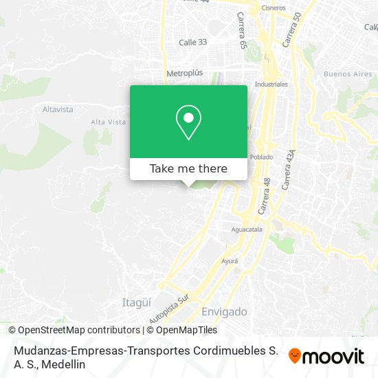 Mudanzas-Empresas-Transportes Cordimuebles S. A. S. map