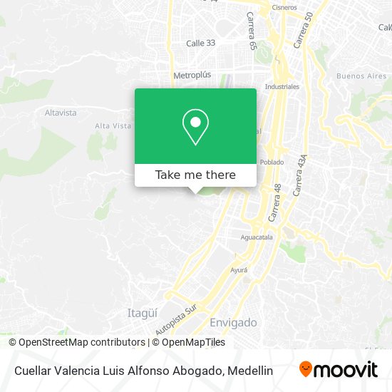 Cuellar Valencia Luis Alfonso Abogado map