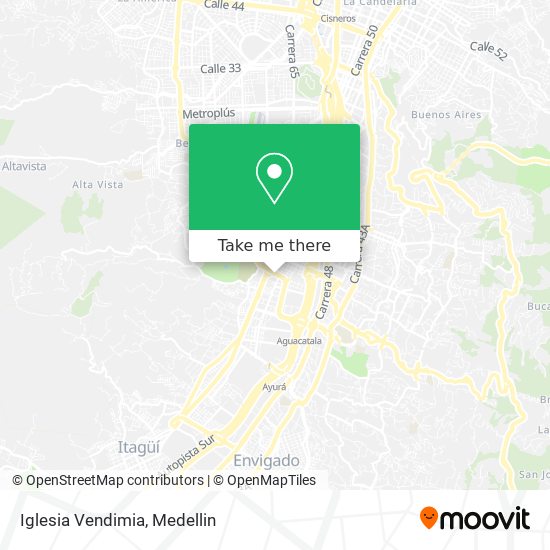 Mapa de Iglesia Vendimia