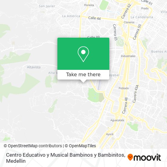 Centro Educativo y Musical Bambinos y Bambinitos map