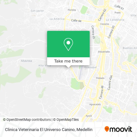 Clinica Veterinaria El Universo Canino map