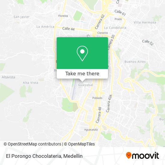 El Porongo Chocolateria map