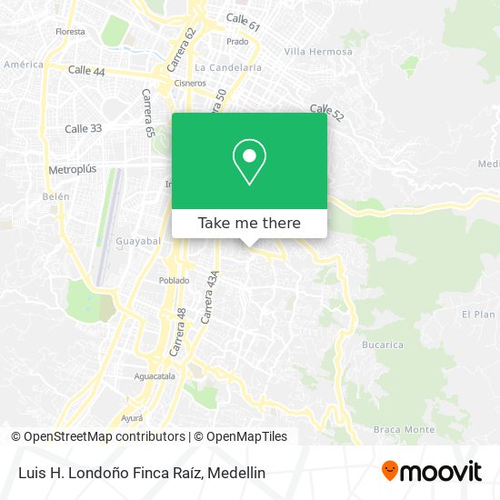 Luis H. Londoño Finca Raíz map