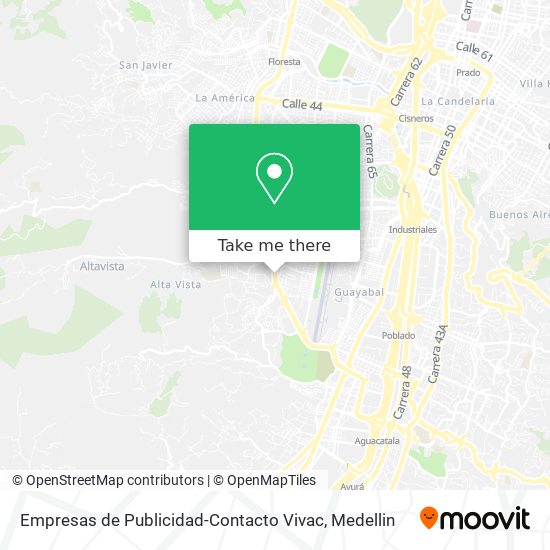 Empresas de Publicidad-Contacto Vivac map