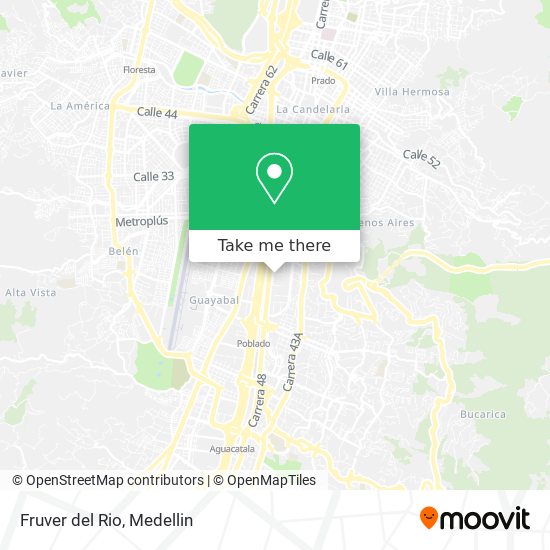 Mapa de Fruver del Rio