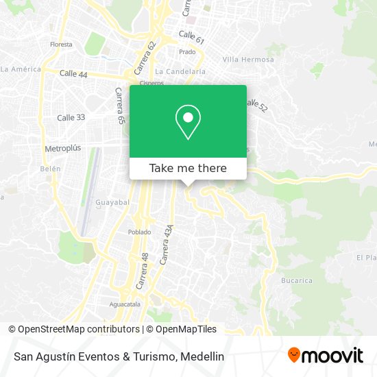 San Agustín Eventos & Turismo map