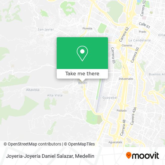 Mapa de Joyeria-Joyería Daniel Salazar