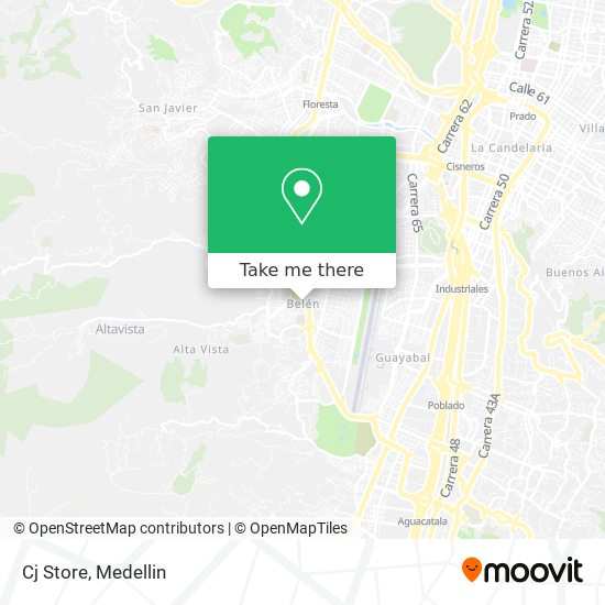 Mapa de Cj Store