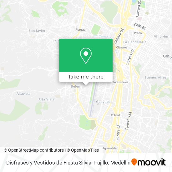 Disfrases y Vestidos de Fiesta Silvia Trujillo map