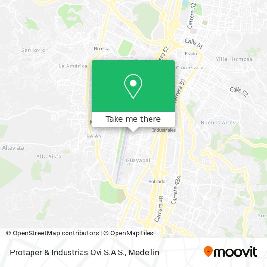 Mapa de Protaper & Industrias Ovi S.A.S.