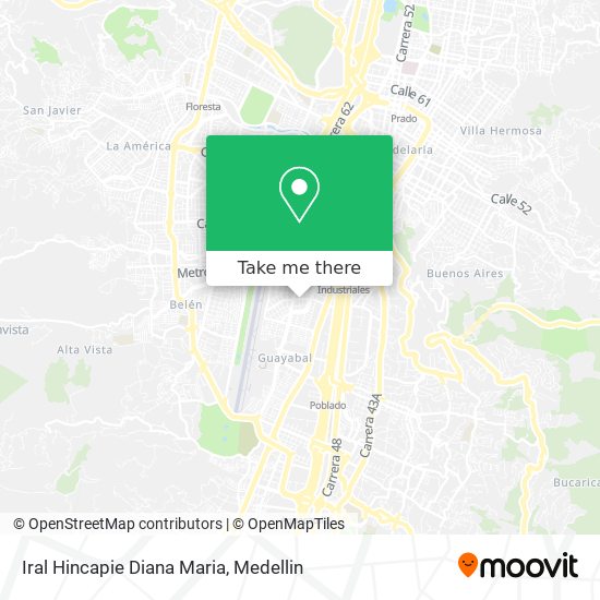 Iral Hincapie Diana Maria map