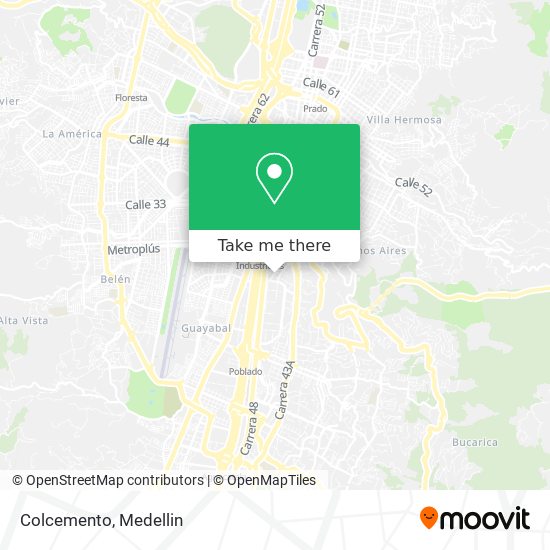 Mapa de Colcemento